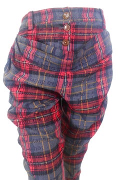 Vivienne Westwood Red Label Twisted Leg Tartan Trousers