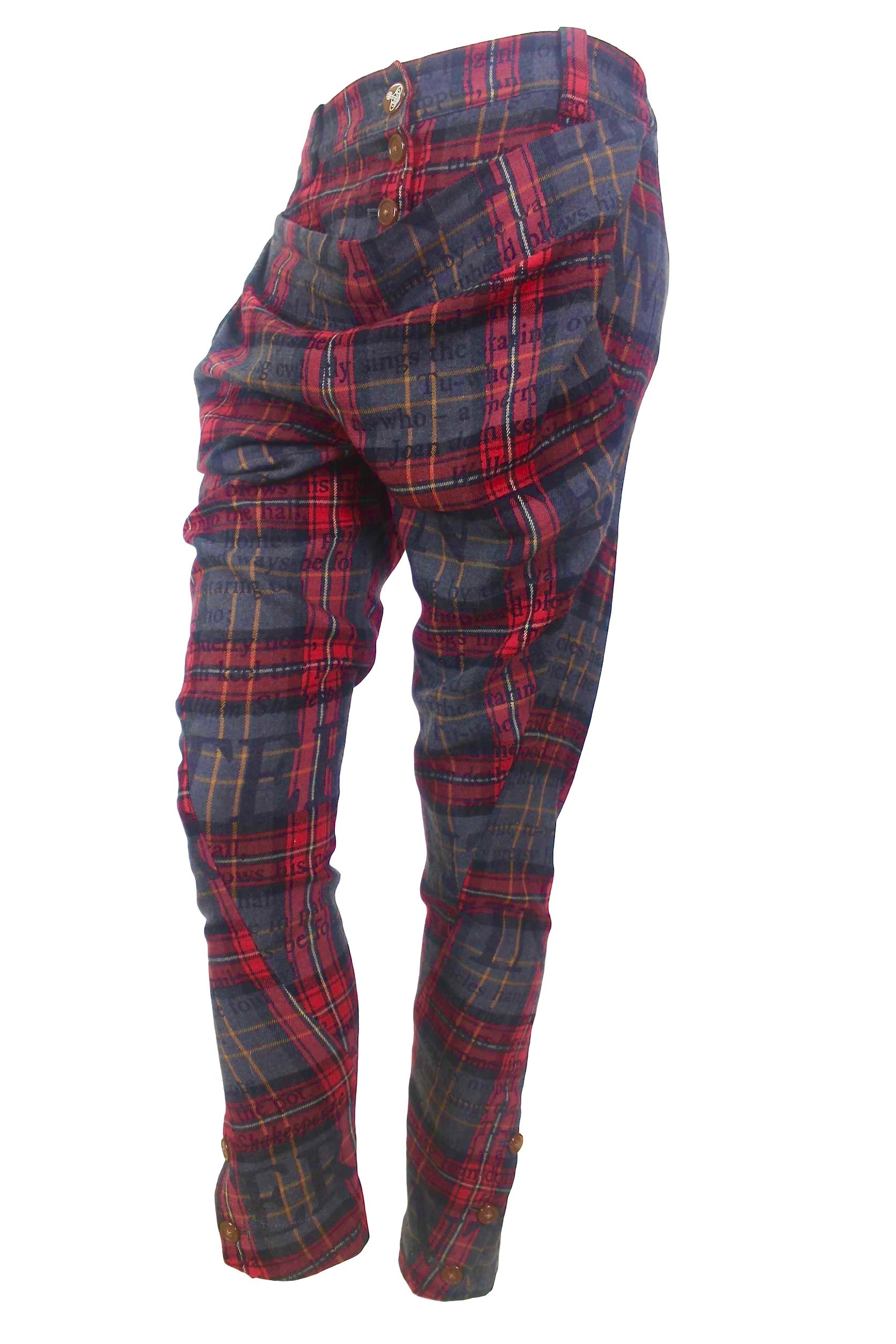 vivienne westwood plaid pants