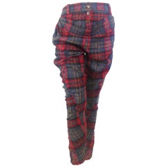 Vivienne Westwood Red Label Twisted Leg Tartan Trousers