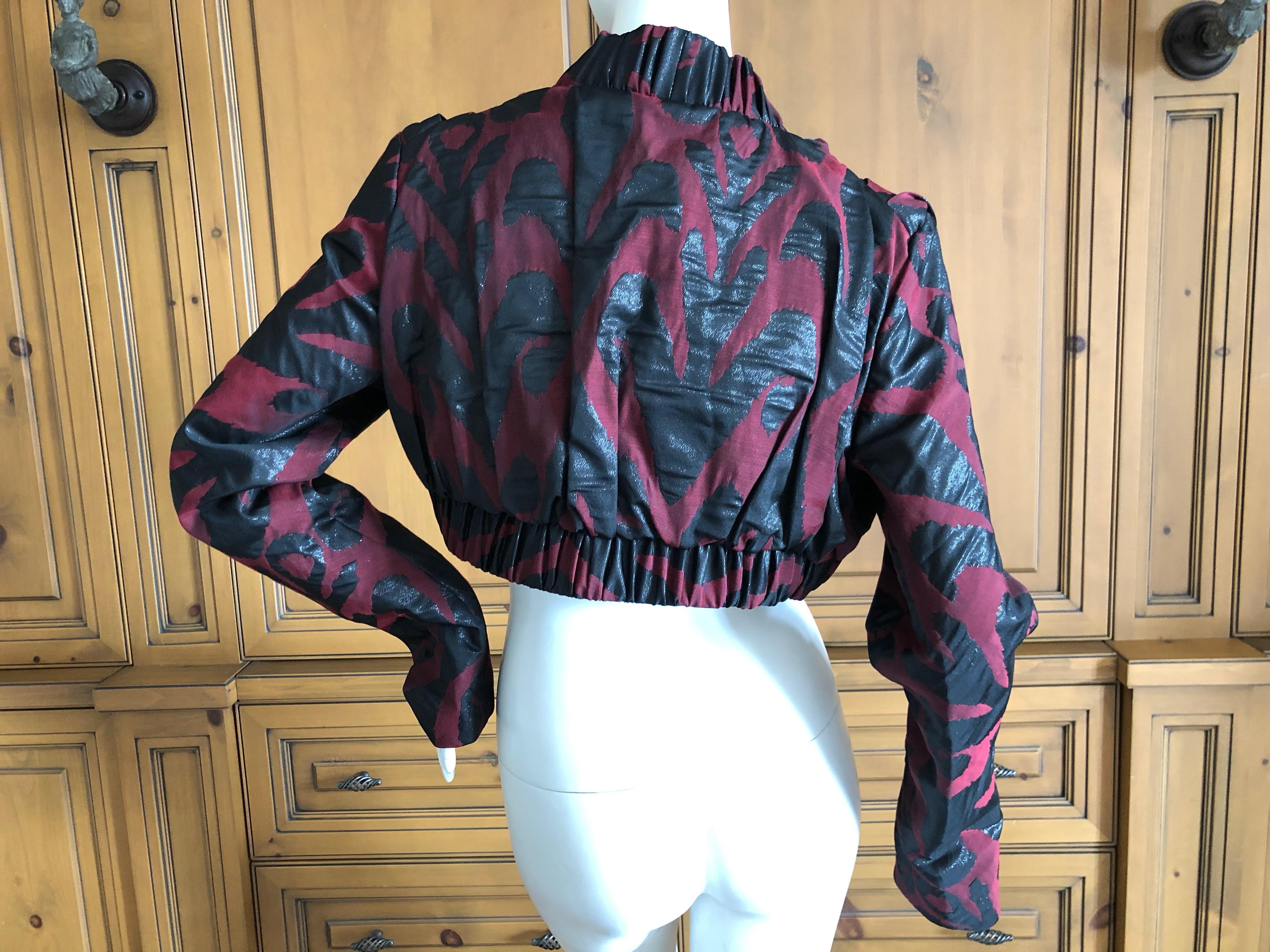 Vivienne Westwood Red Label Vintage Brocade Cropped Bolero Jacket   For Sale 1