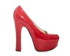 Vivienne Westwood red patent leather platforms, fw 1994