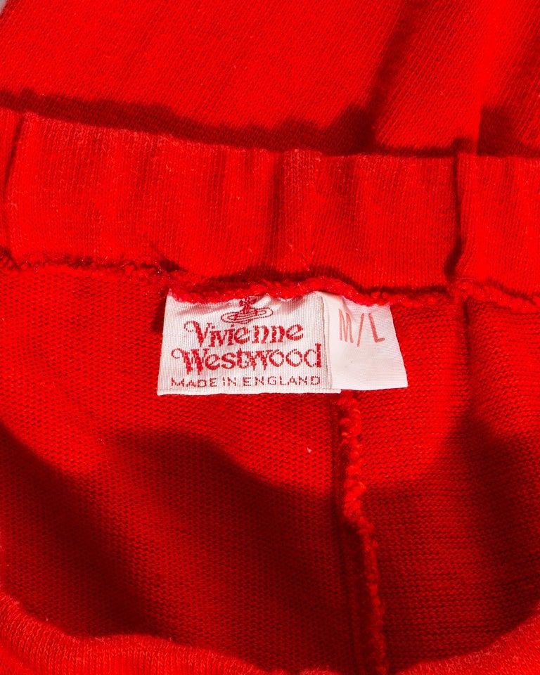 Vivienne Westwood red stirrup 'Civilizade' leggings, ss 1989 For Sale ...