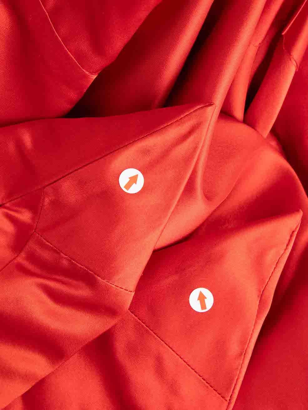 Vivienne Westwood Red Wrap Around Cropped Jacket Size S For Sale 2