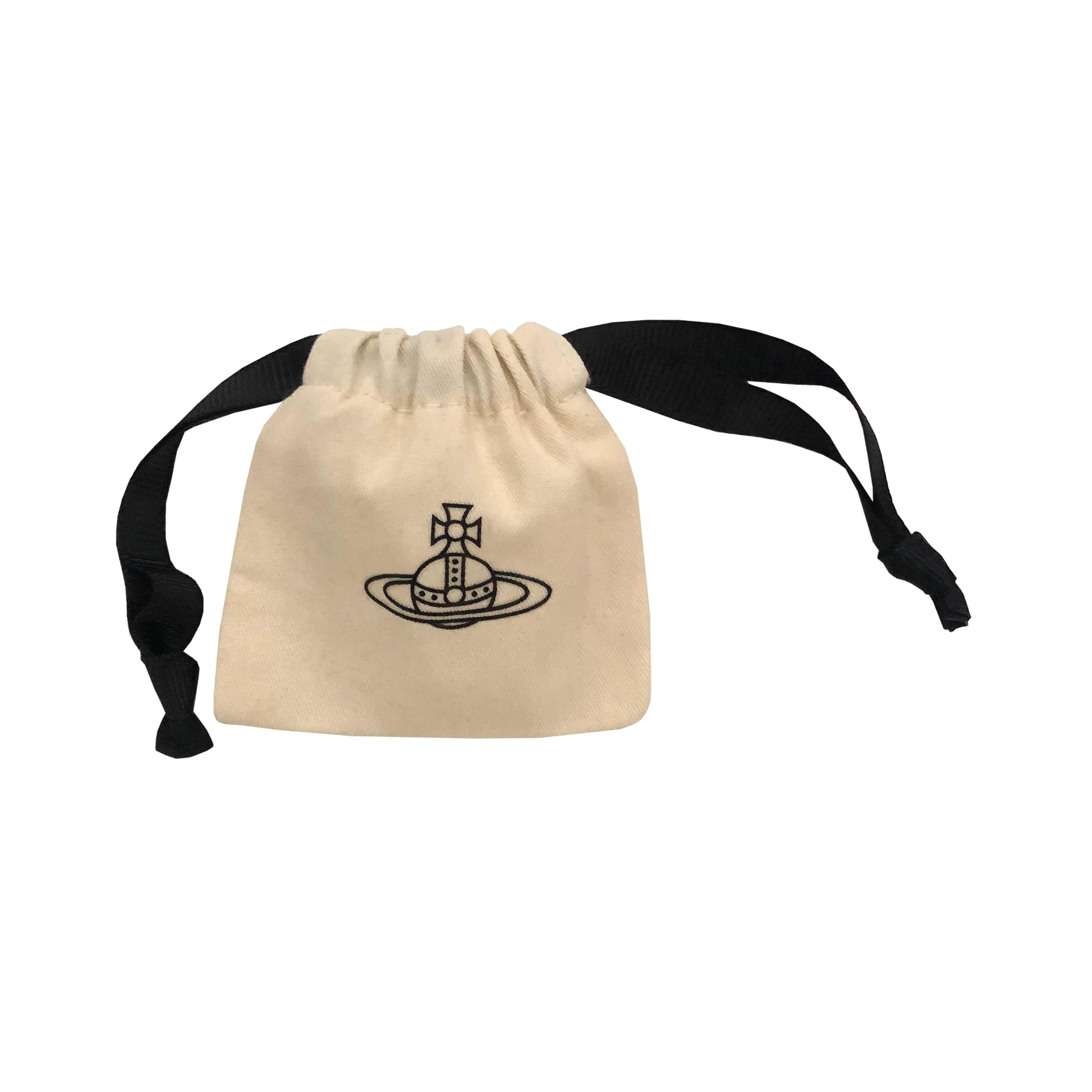 Vivienne Westwood Ring - Cat Face - Adjustable Ring - 925 Silver + Orb Cloth Bag For Sale 2
