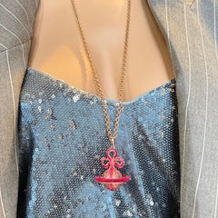 Vivienne Westwood Rose Bows Orb Necklace
