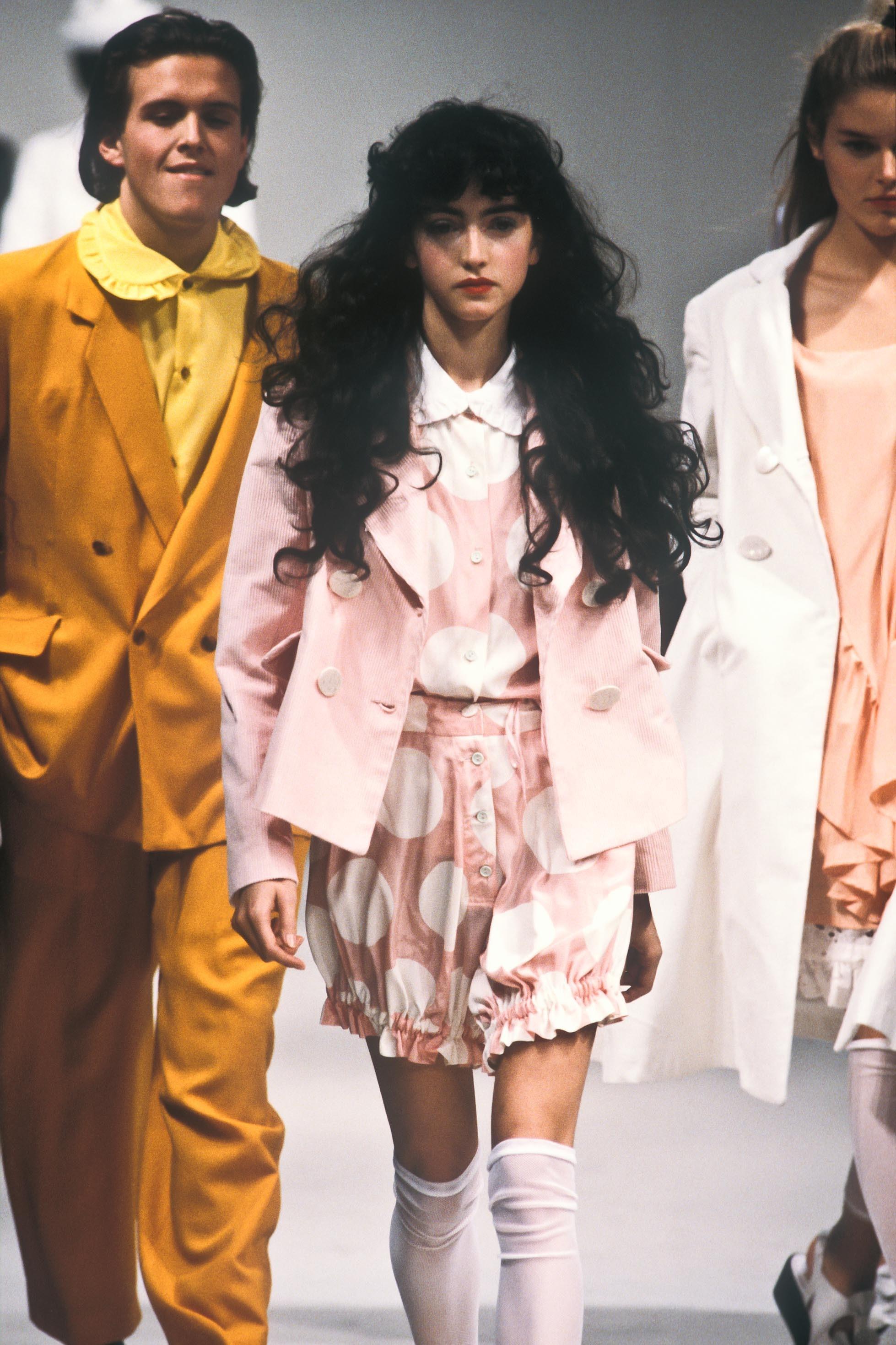 Vivienne Westwood S/S 1985 Mini Crini Blue Velvet Jacket & Bloomers Suit Set For Sale 5