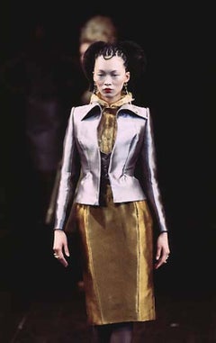 Vivienne Westwood Frühjahr/Sommer 1997 „Five Centuries Ago“ – Laufsteg-Bleistiftrock mit Korsett-Taille