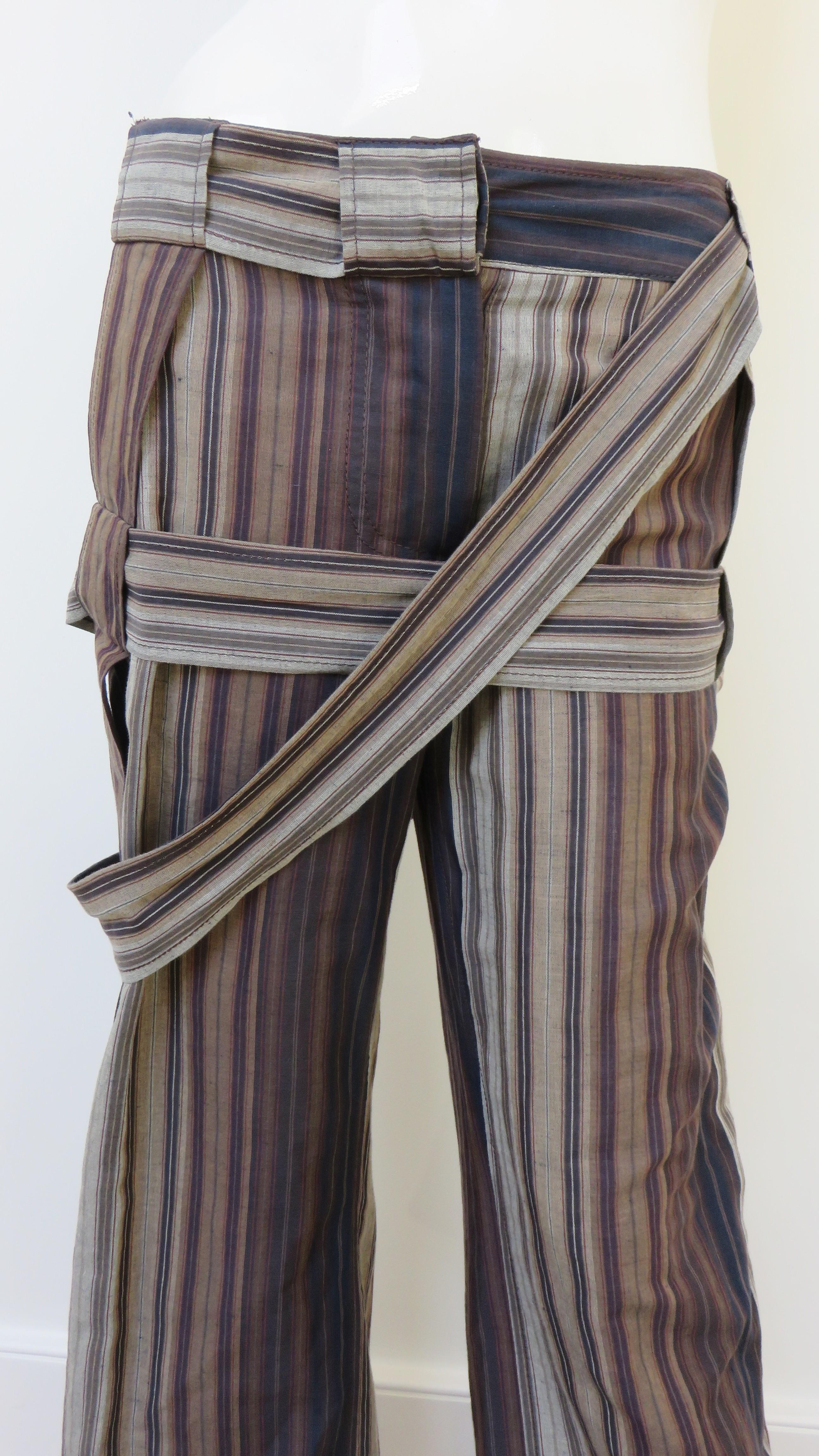 Vivienne Westwood - Pantalon bondage, printemps-été 1999  Bon état - En vente à Water Mill, NY