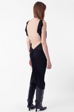 Vivienne Westwood S/S 2020 Runway Backless Black Dress