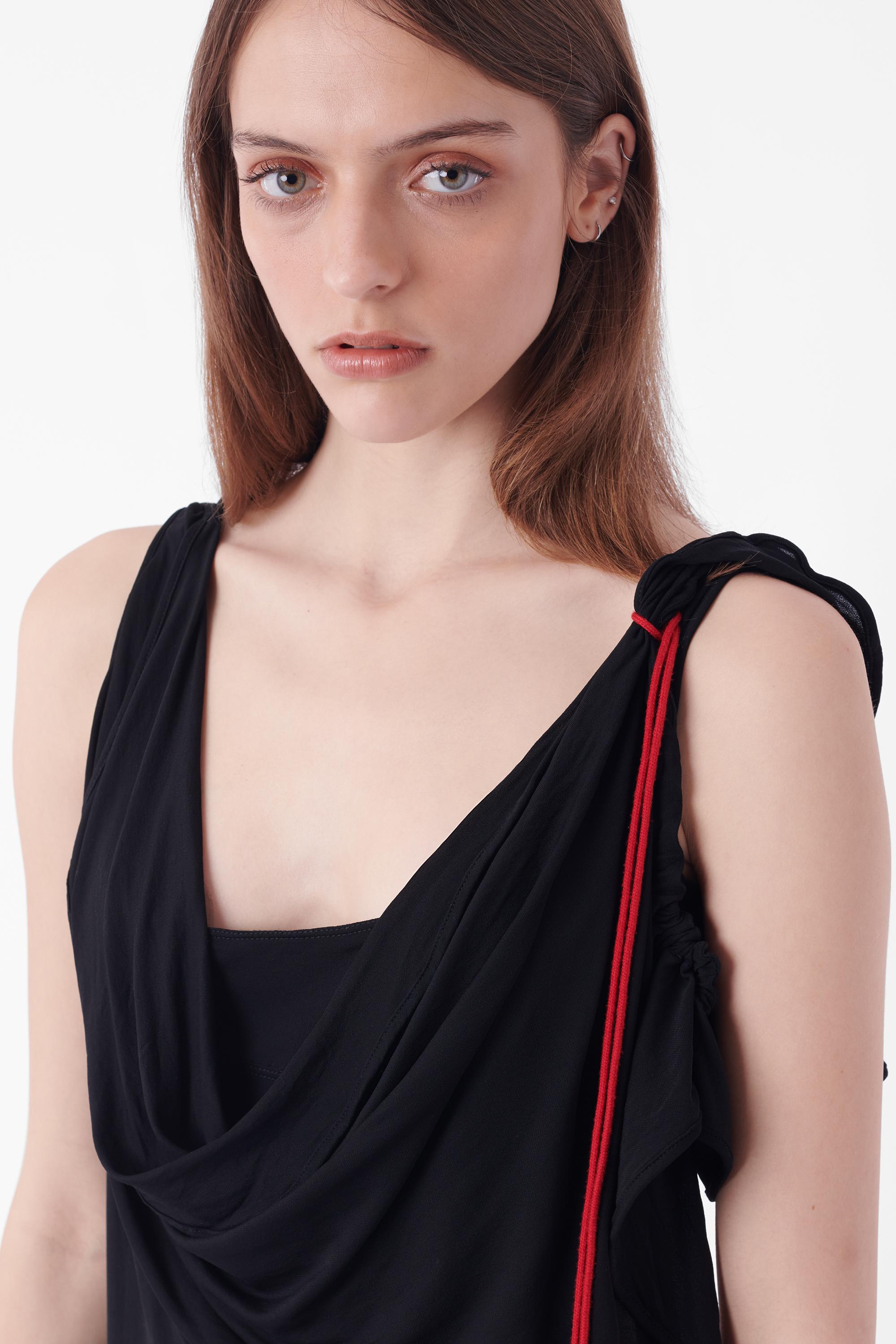 Vivienne Westwood S/S 2020 Runway Backless Black Dress In Excellent Condition For Sale In London, GB