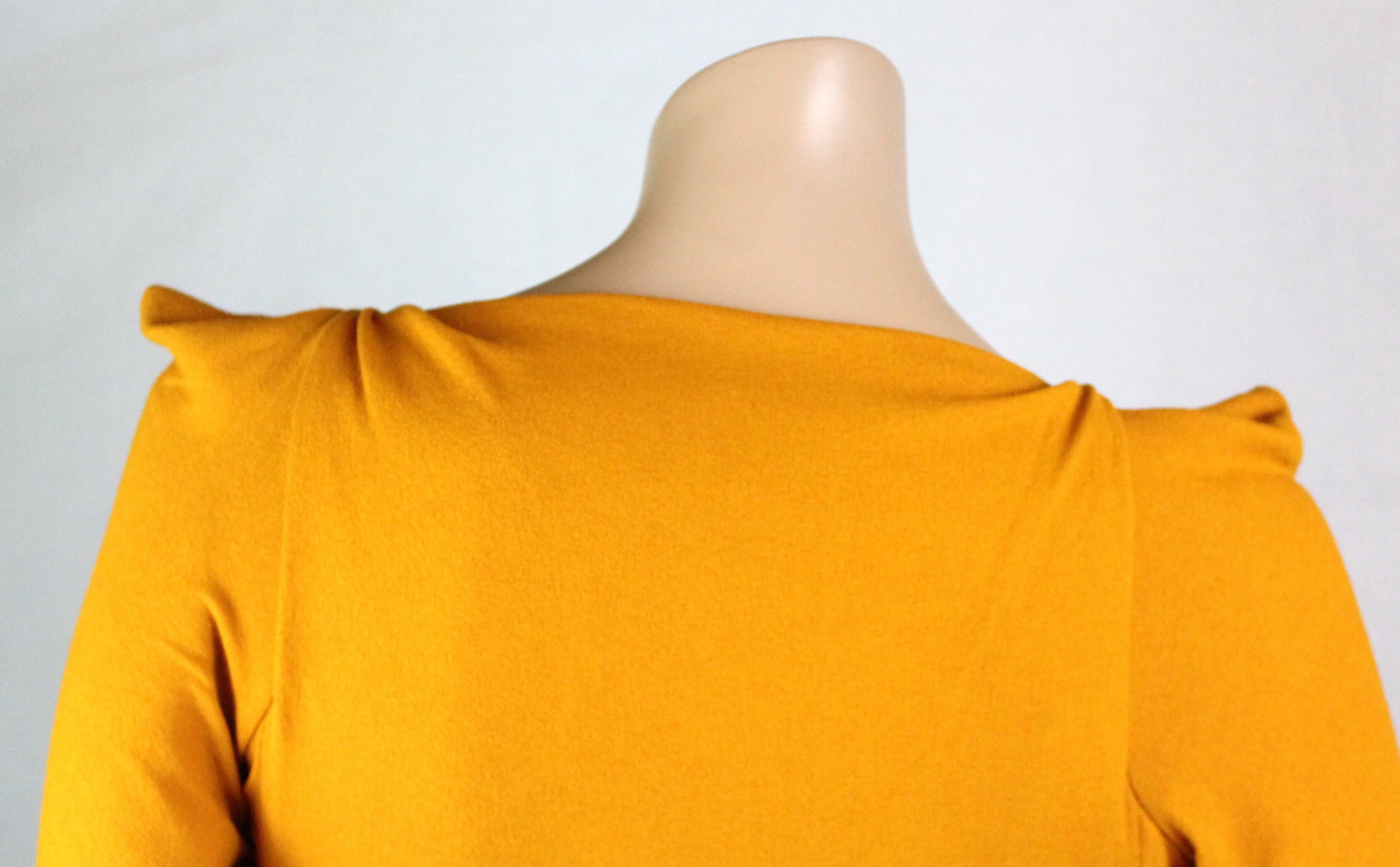 Orange Vivienne Westwood Red Label Saffron Short Amber Dress A / W 2015