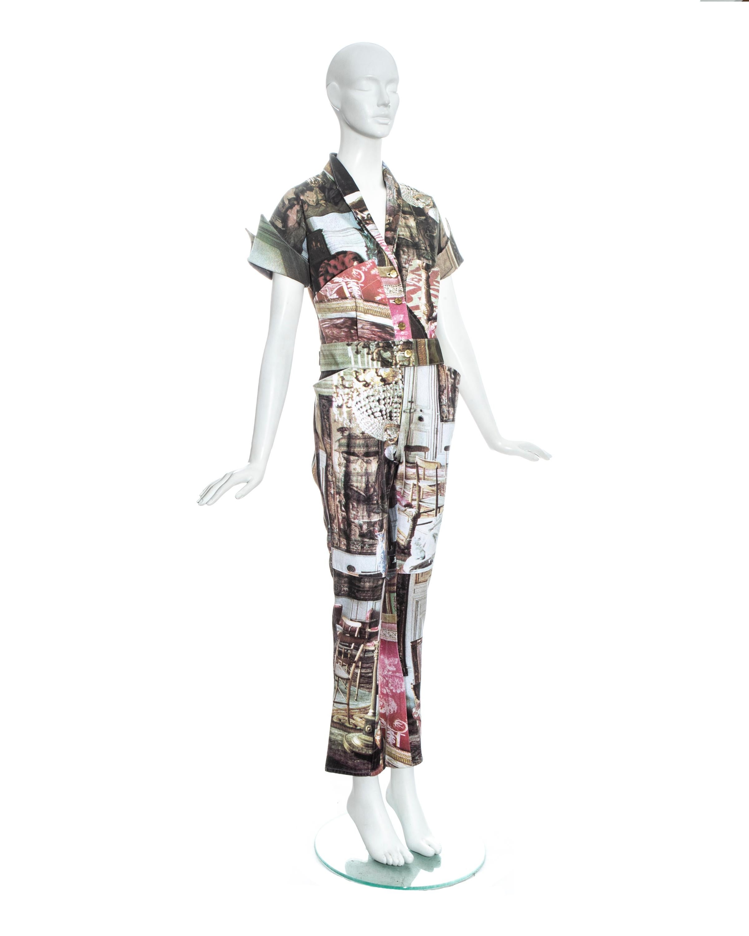 Vivienne Westwood, ensemble stampato in salone ss 1992 In condizioni buone in vendita a London, GB