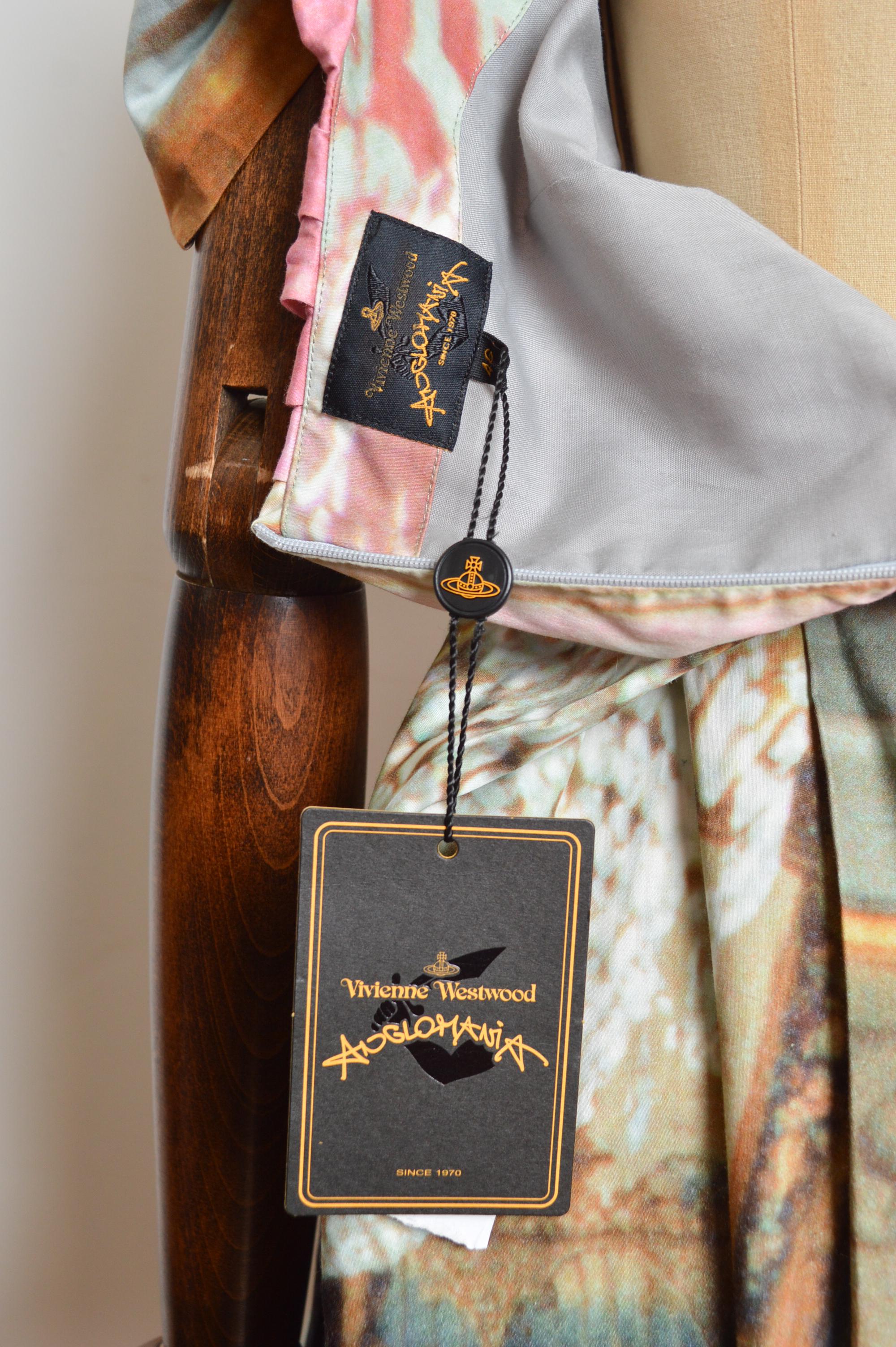 Vivienne Westwood - Robe de cocktail style Renaissance avec imprimé Saloon en vente 9