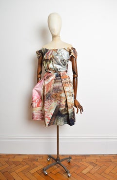 Vivienne Westwood Saloon print liberty Renaissance Cocktail Party dress
