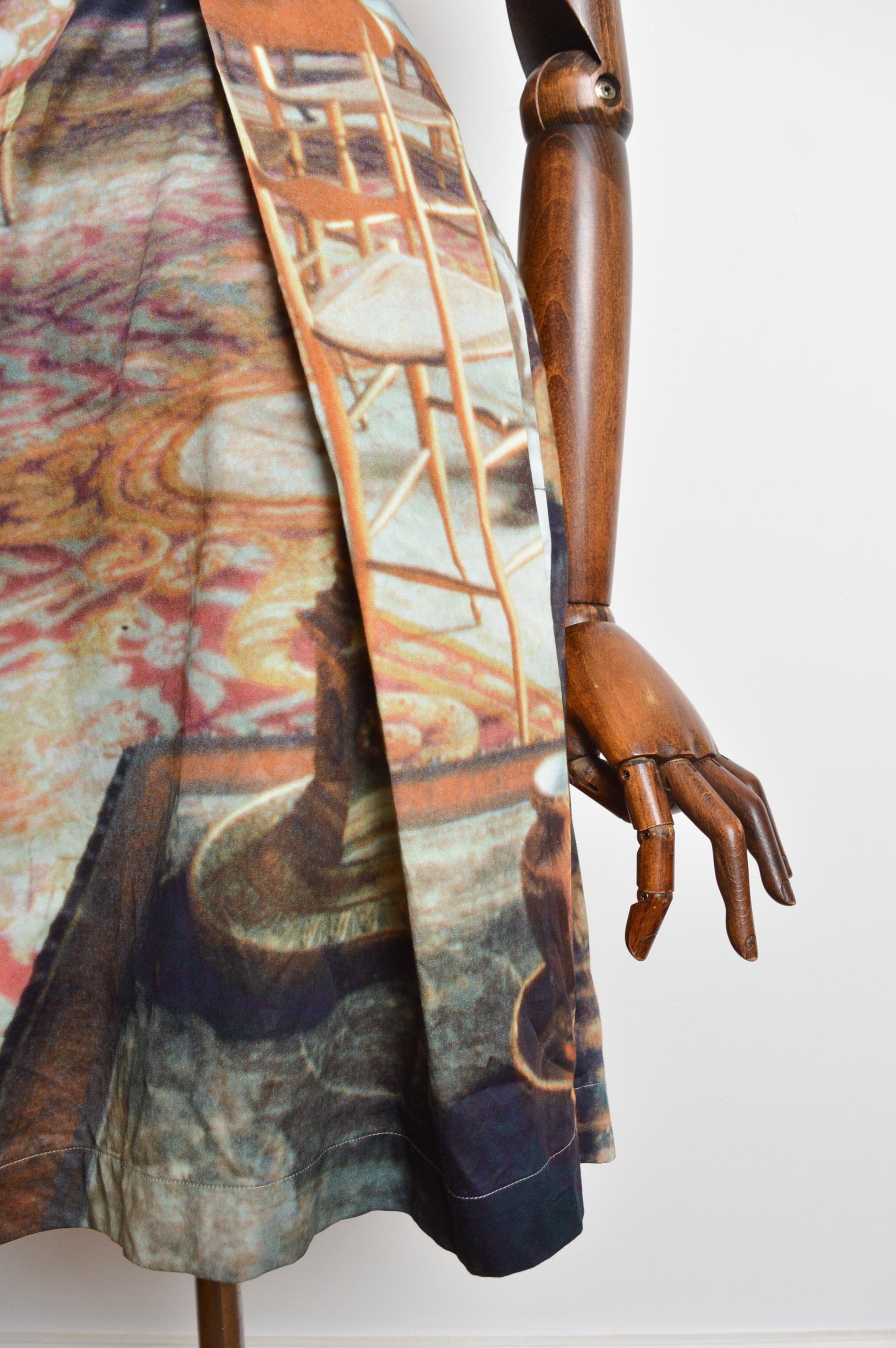 Vivienne Westwood Saloon print liberty Renaissance Cocktail Party dress For Sale 1