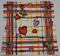 Vivienne Westwood Signature Logo Cotton Scarf