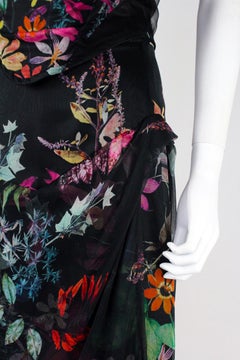 Vivienne Westwood Silk Floral Corset Skirt Ensemble, 2000s
