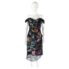 Vivienne Westwood Silk Floral Corset Skirt Ensemble, 2000s