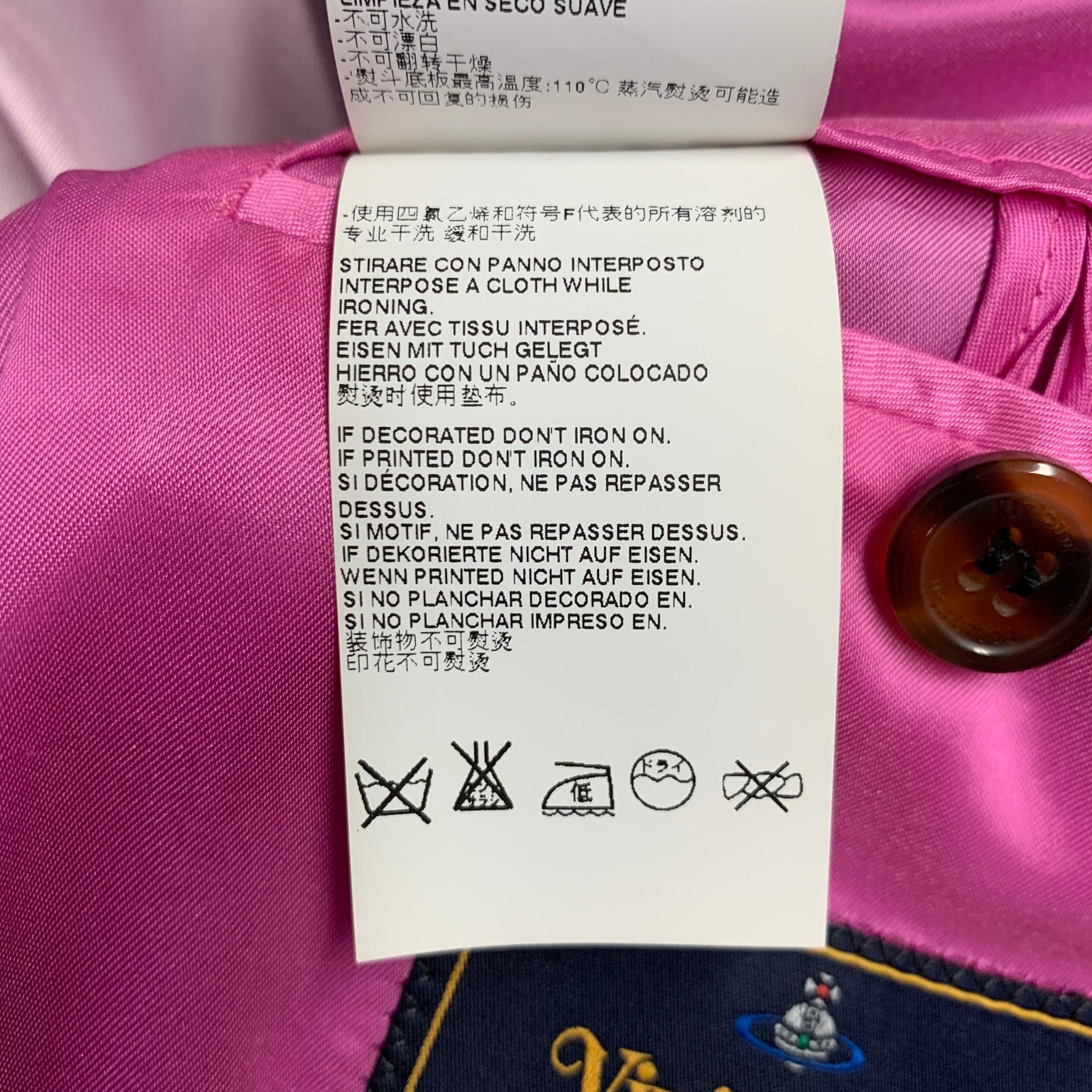 VIVIENNE WESTWOOD Size 36 Black Wool Single Breasted Sport Coat For Sale 7