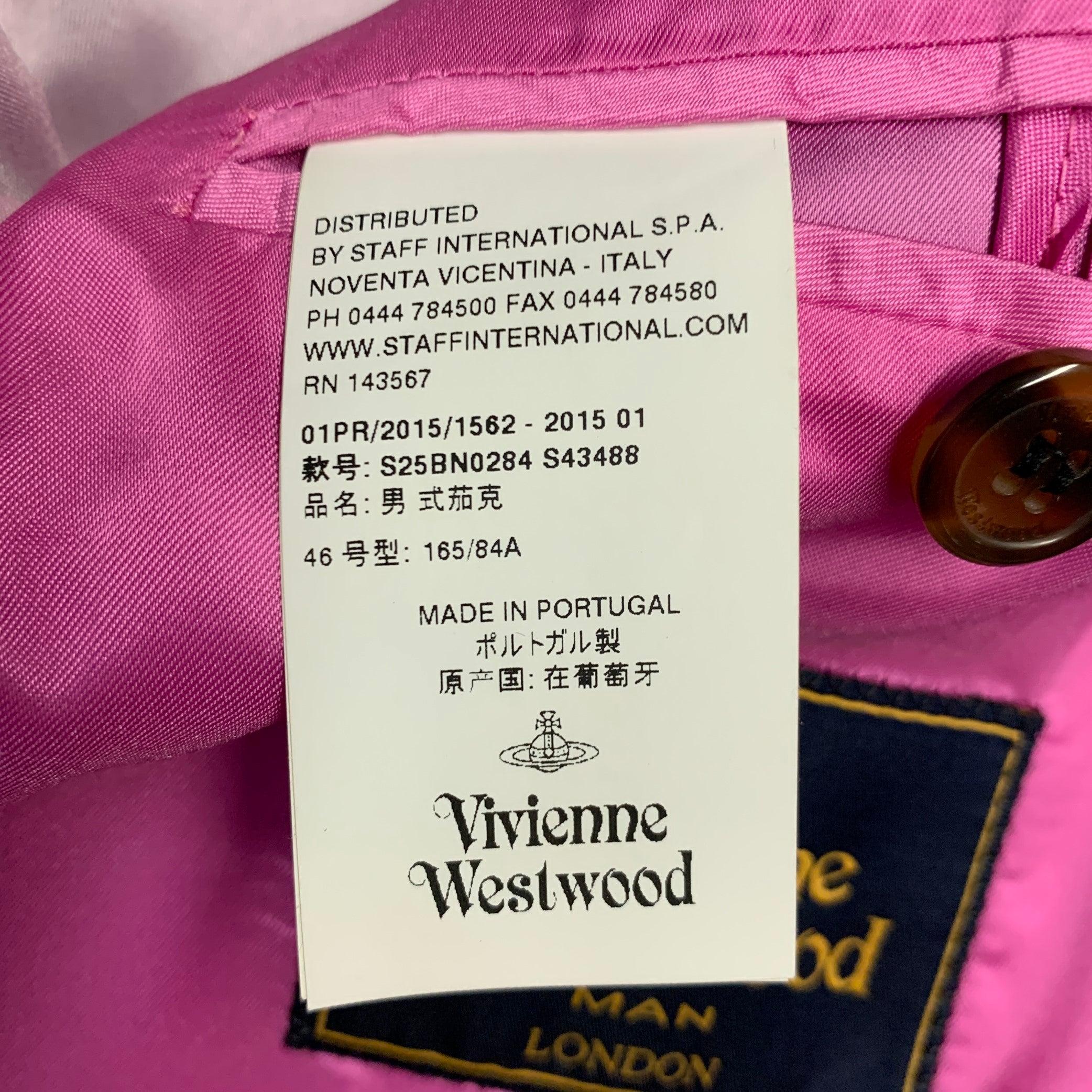VIVIENNE WESTWOOD Size 36 Black Wool Single Breasted Sport Coat For Sale 5