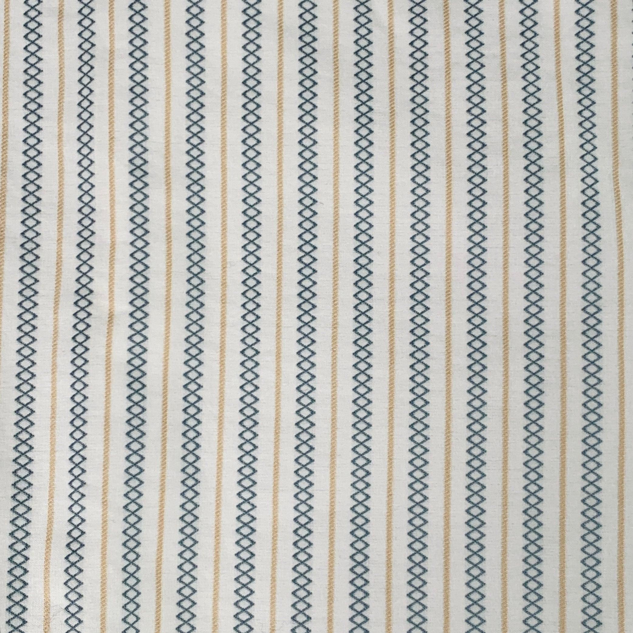 VIVIENNE WESTWOOD casual pants
in a white cotton woven fabric featuring a blue and yellow stripe pattern, flat front style, and zip fly closure. Made in Italy.Excellent Pre-Owned Condition. 

Marked:   IT 54 

Measurements: 
  Waist: 38 inches Rise: