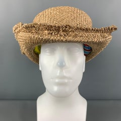 VIVIENNE WESTWOOD Size One Size Natural Multi-color Woven Straw Hat