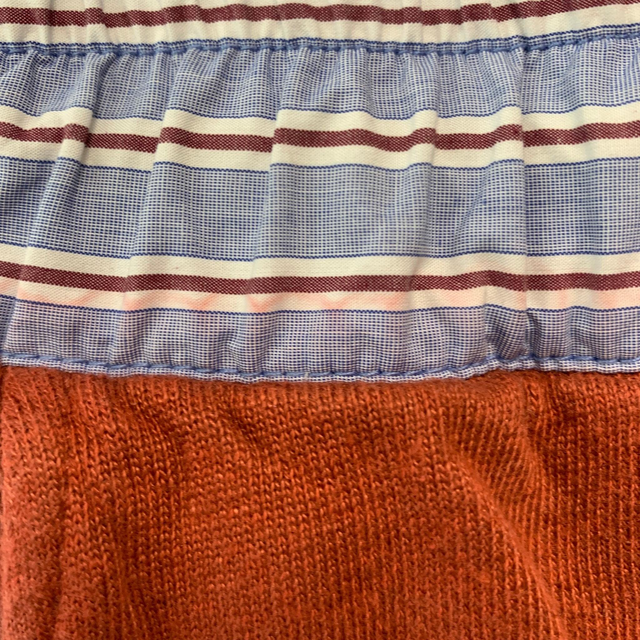 Pantalon décontracté VIVIENNE WESTWOOD taille S orange bleu contrasté en vente 2