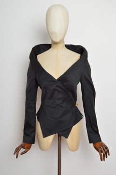 Vivienne Westwood Spring 2007 Structured Black Corset Style Jacket