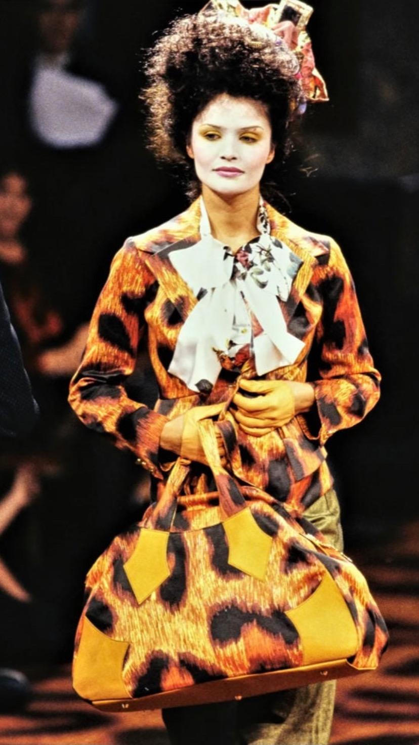 Women's or Men's Vivienne Westwood SS 1994 Café Society Leopard Jacket