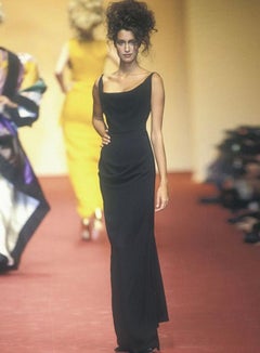 Vivienne Westwood SS 1997 90s 'Vive La Bagatelle' Gold Label Draped Dress UK 10