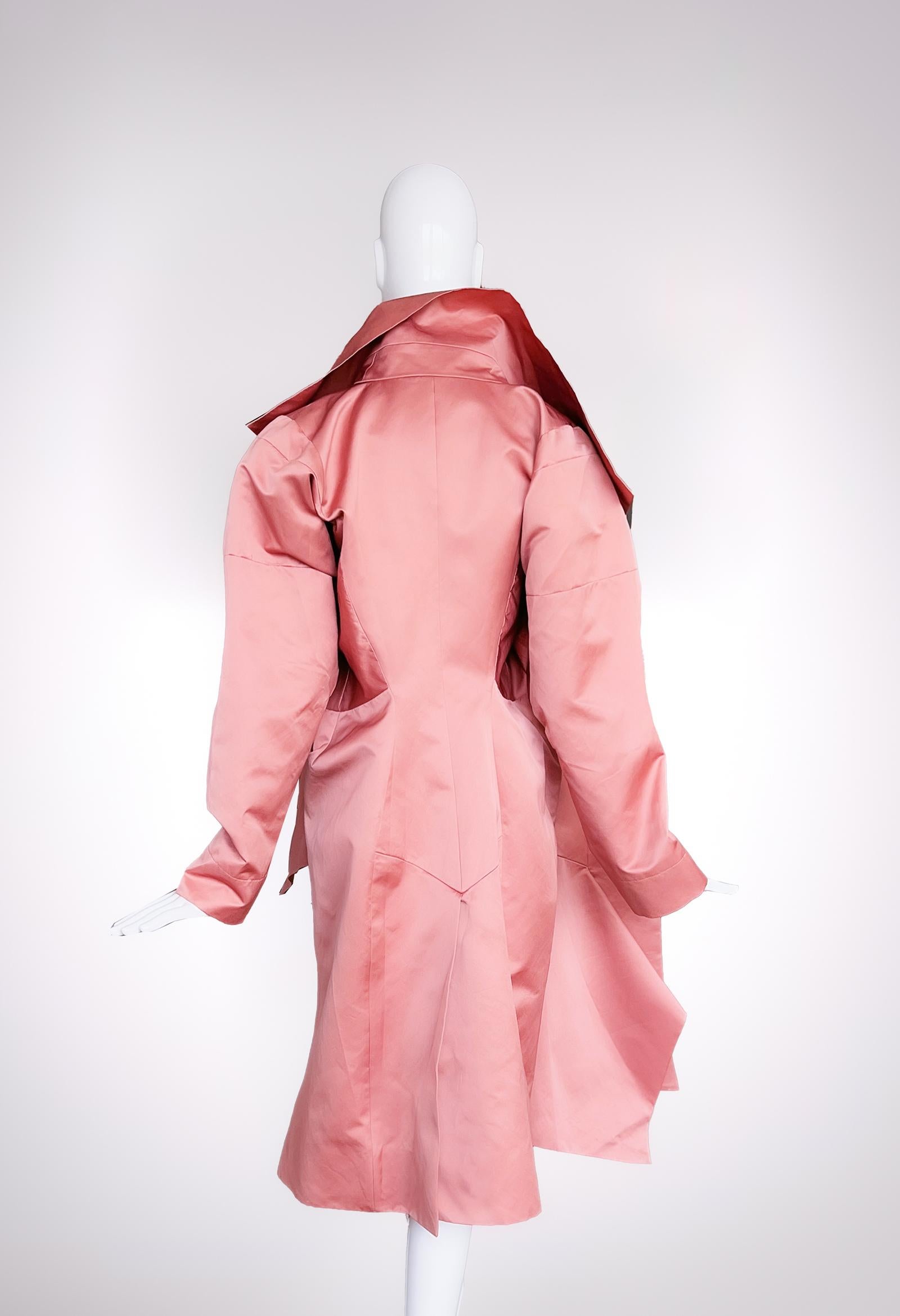 Vivienne Westwood SS 2021 BAT COAT Satin Jacket Oversize Damatic For Sale 2