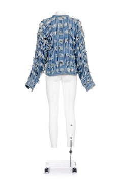 VIVIENNE WESTWOOD SS 91 Iconic and rare slashed denim jacket
