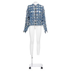 VIVIENNE WESTWOOD SS 91 Iconic and rare slashed denim jacket