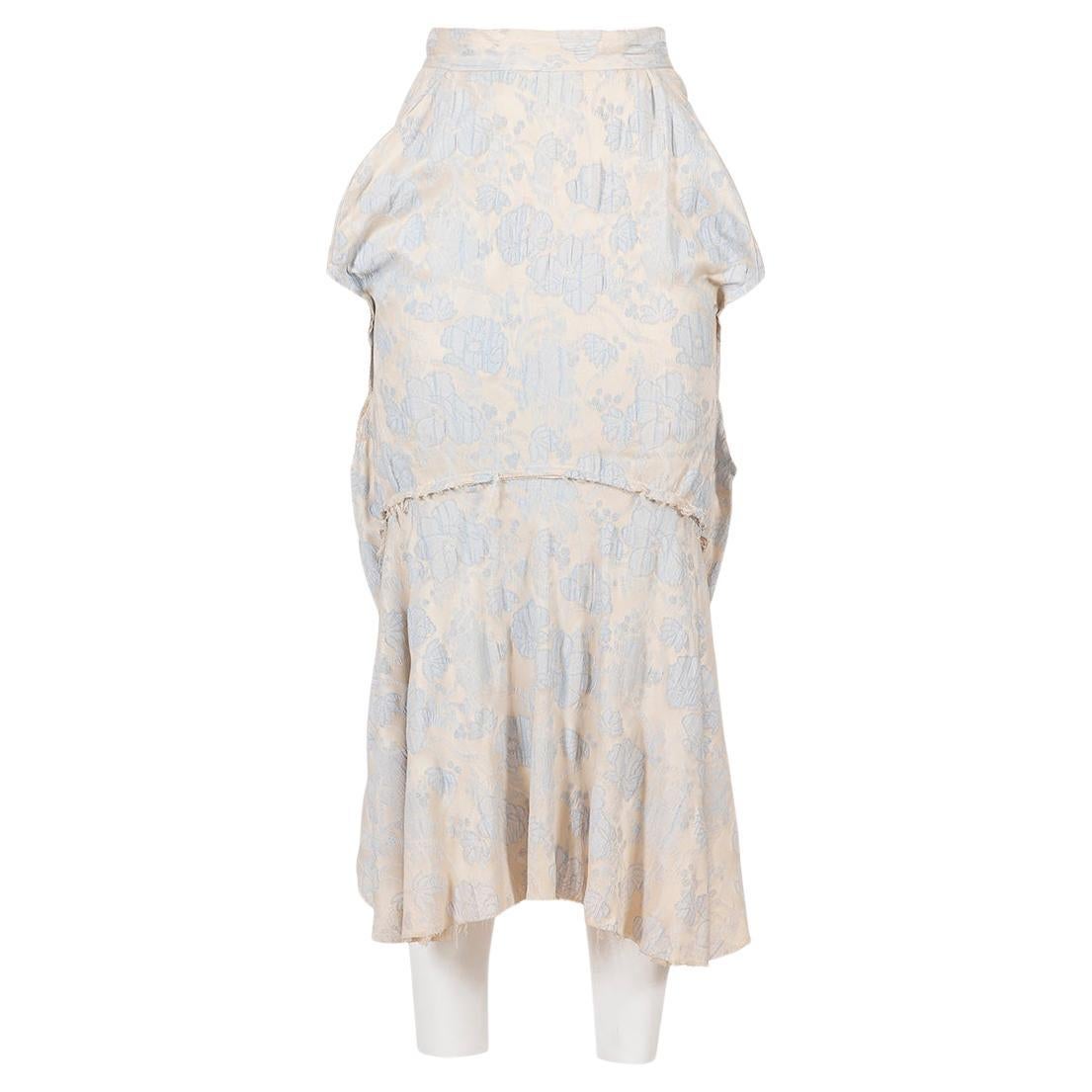 VIVIENNE WESTWOOD SS 98 Iconic floral jacquard draped skirt