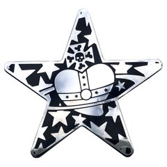 Vivienne Westwood - Vintage Star Brooch - Mirrored Chrome -Skull Star Heart Orb Vivienne Westwood - Vintage Star Brooch - Mirrored Chrome -Skull Star Heart Orb