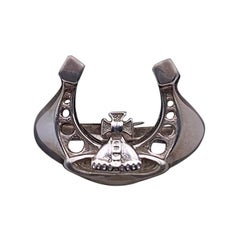 Vivienne Westwood Sterling Silver Horse Shoe Larissa Ring Size L