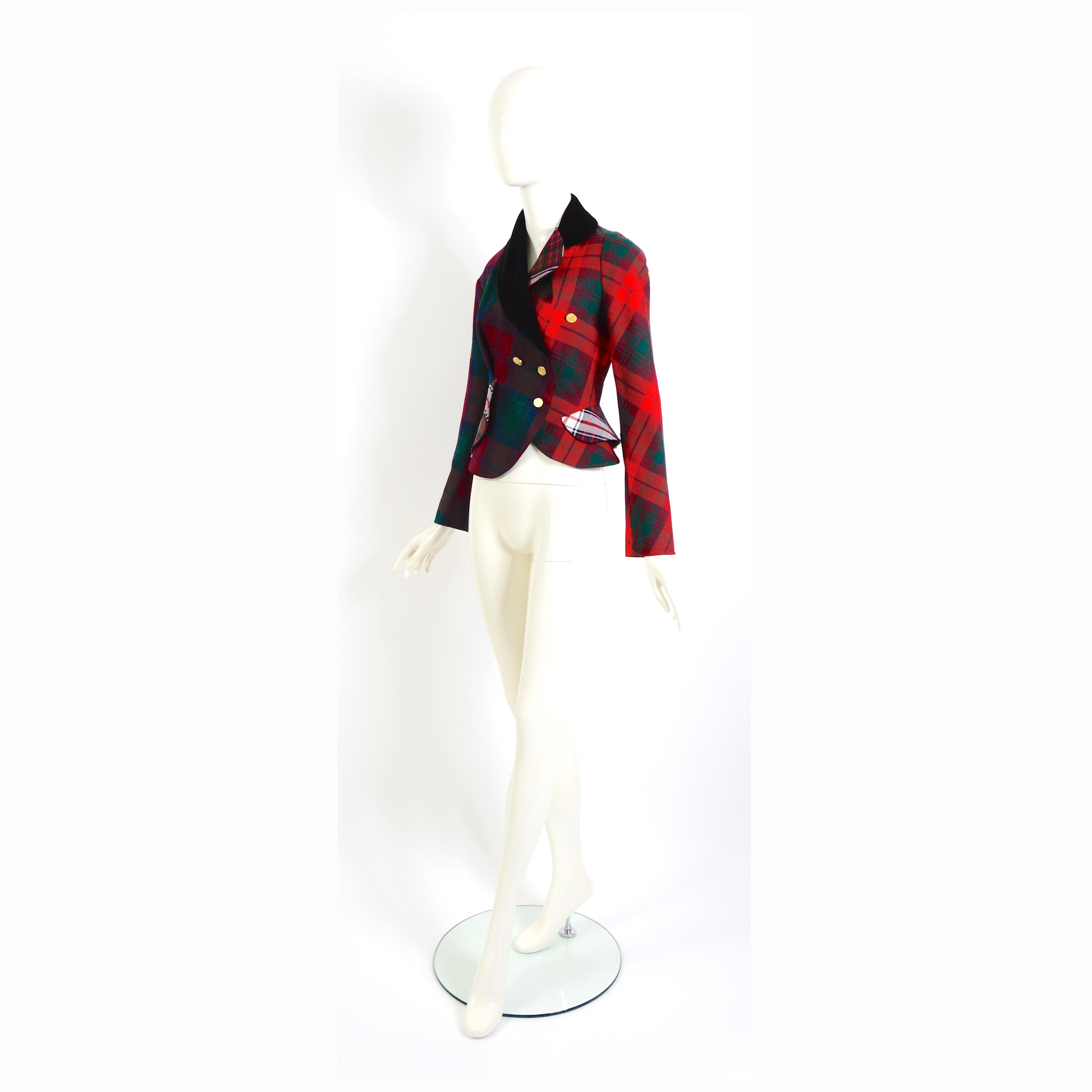 Vivienne Westwood “Storm in a Teacup” fall 1996 collection documented jacket In Excellent Condition In Antwerpen, Vlaams Gewest