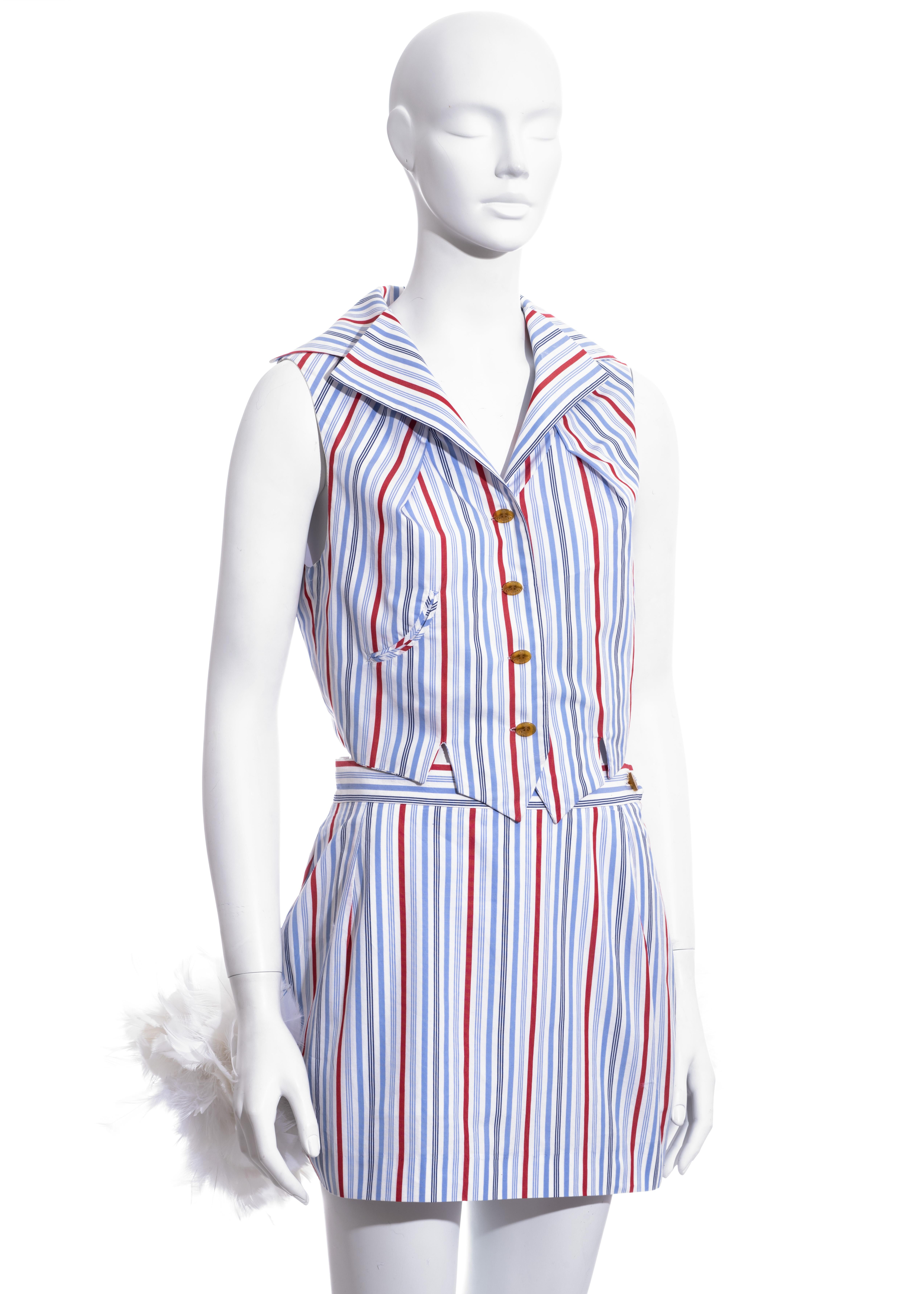 ▪ Abito con gonna a righe Vivienne Westwood 