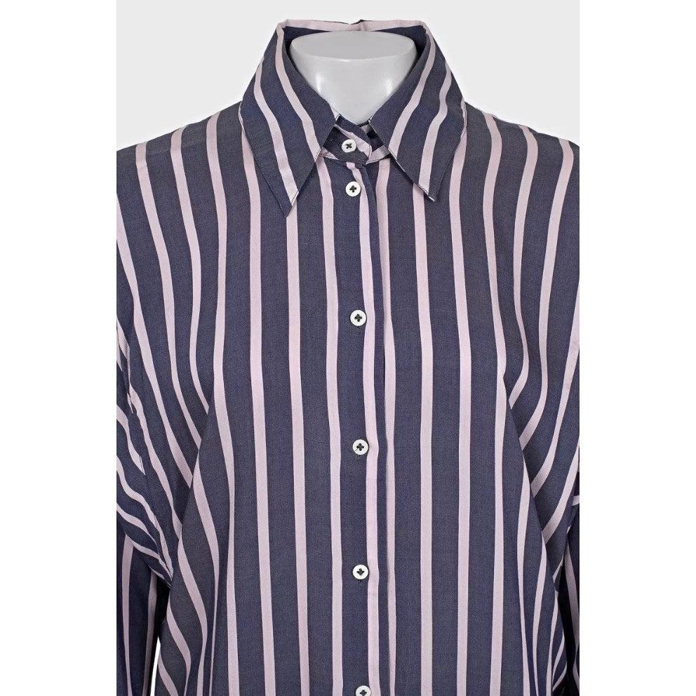 Vivienne Westwood Camisa oversize a rayas en mezcla de viscosa S.42/M en Excelente estado para la venta en Krakow, PL