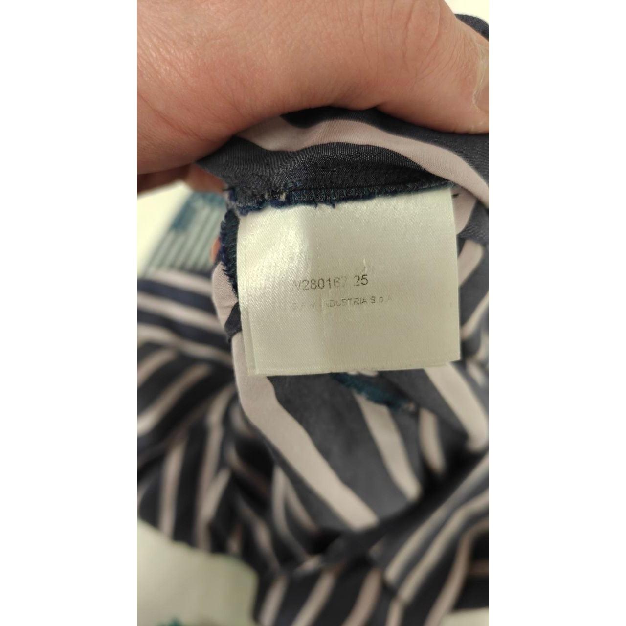 De las mujeres Vivienne Westwood Camisa oversize a rayas en mezcla de viscosa S.42/M en venta