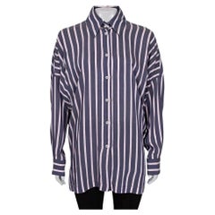 Vivienne Westwood Camicia oversize a righe in misto viscosa Sz.42/M