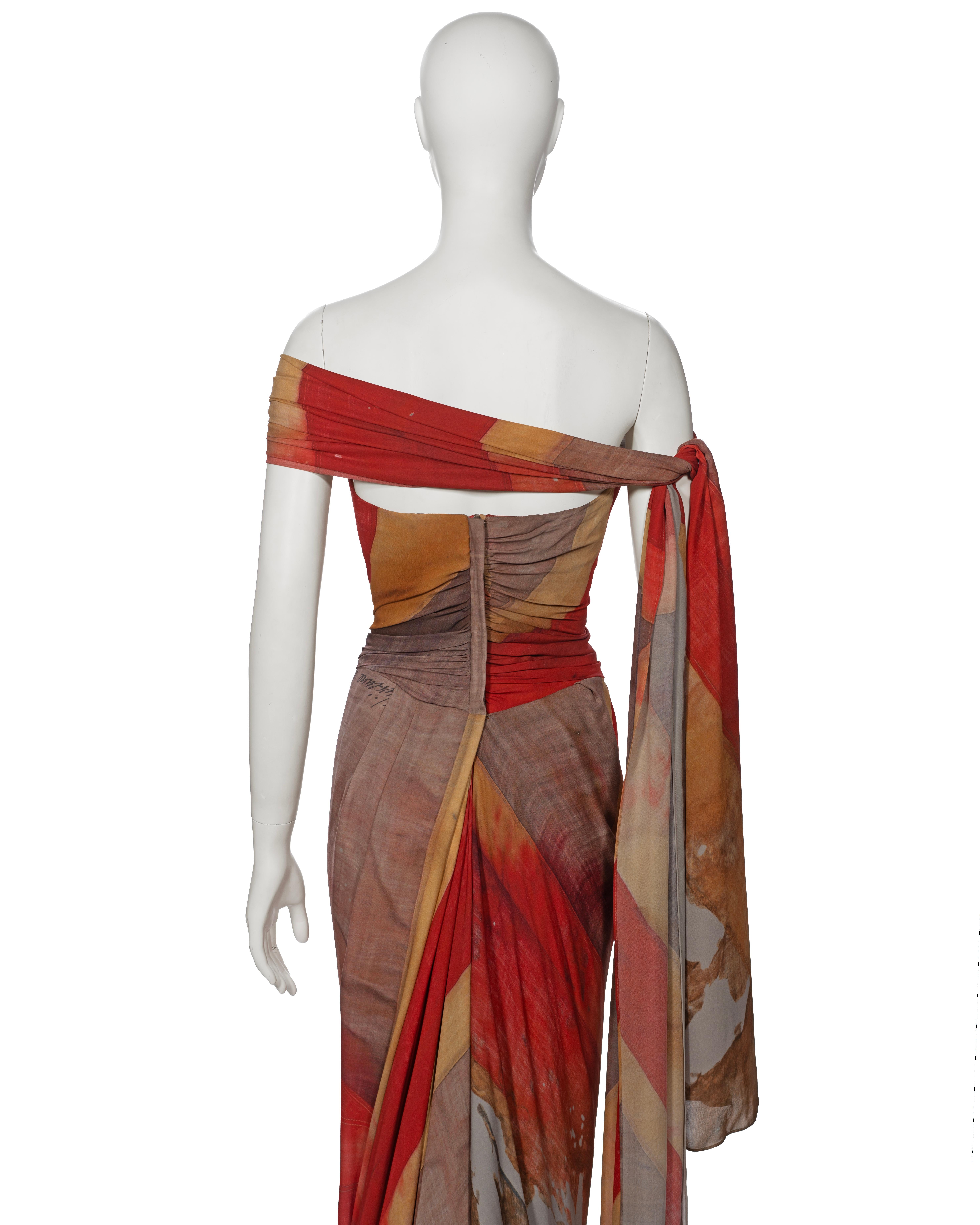 Vivienne Westwood The Queen's Diamond Jubilee Corseted Draped Silk Dress, 2012 For Sale 7