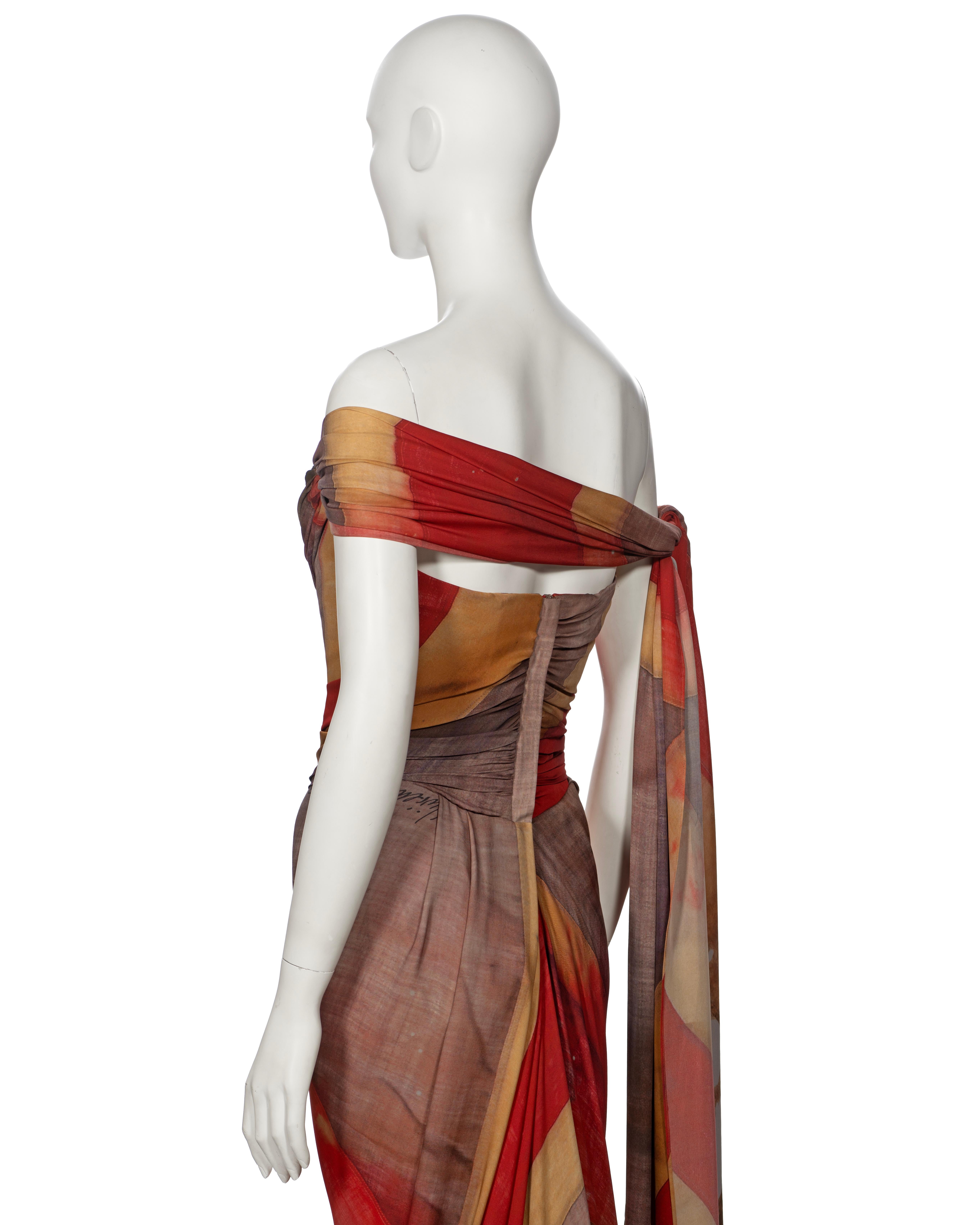 Vivienne Westwood The Queen's Diamond Jubilee Corseted Draped Silk Dress, 2012 For Sale 9