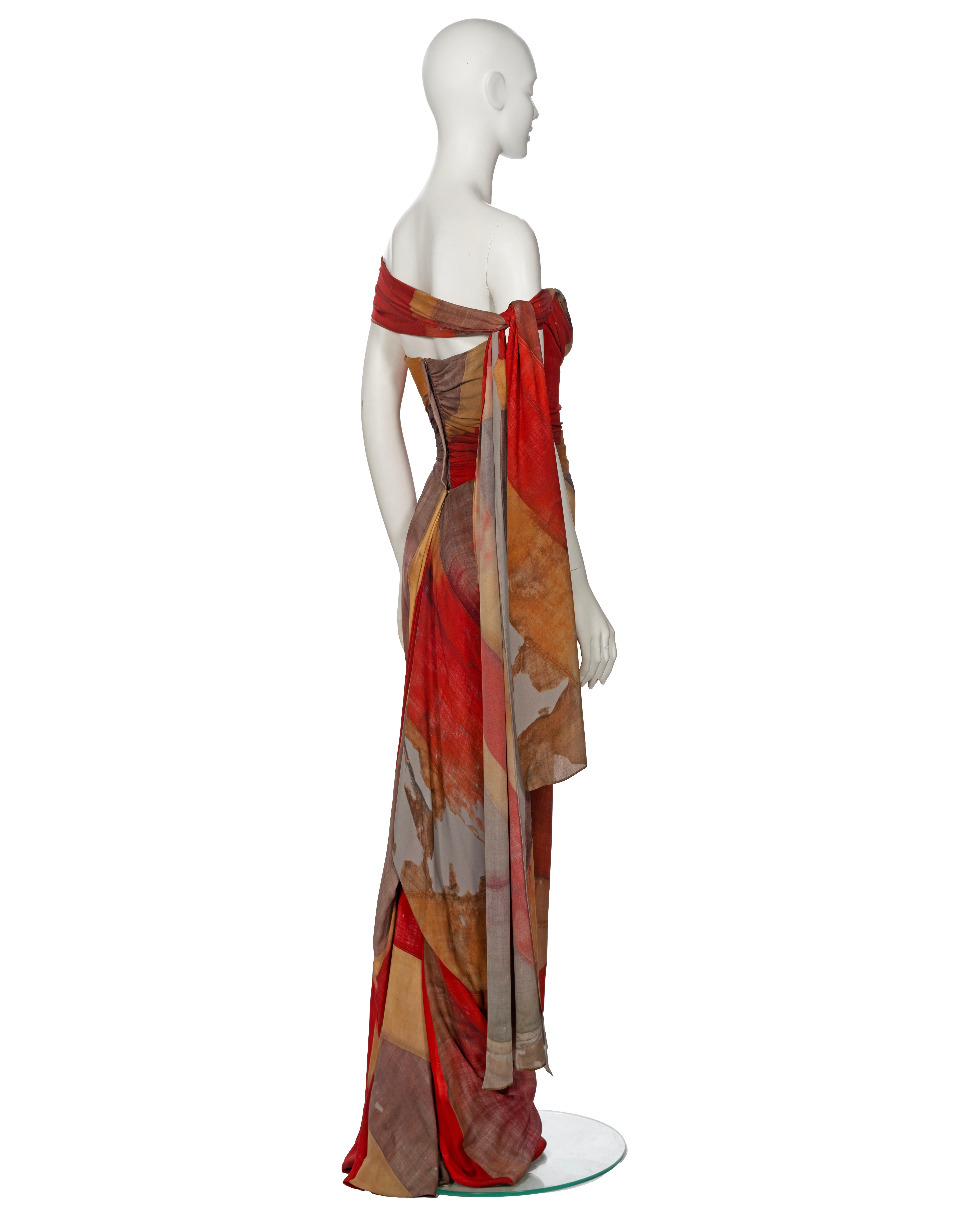 Vivienne Westwood The Queen's Diamond Jubilee Corseted Draped Silk Dress, 2012 For Sale 11