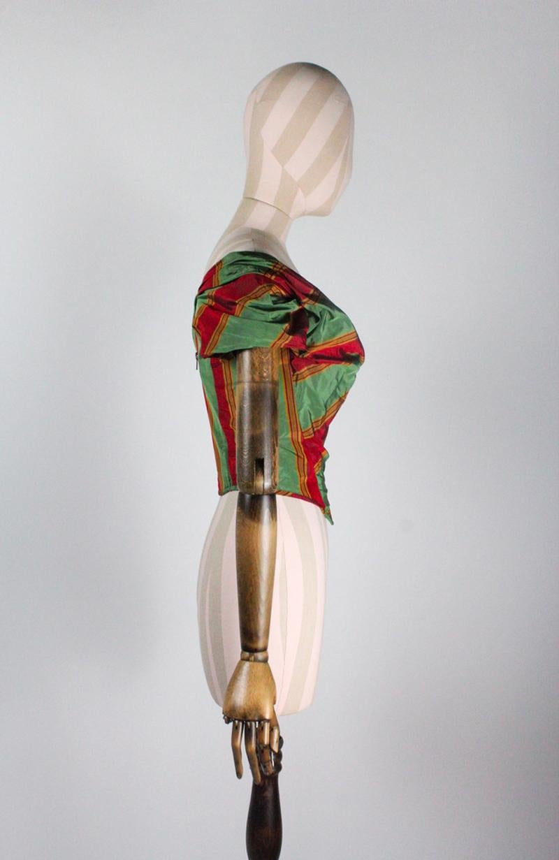 Vivienne Westwood 'Tied To The Mast' Stripe Corset S/S 1998 In Good Condition For Sale In Norwich, GB