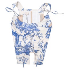 Vivienne Westwood Toile de Jouy cotton corset, ss 1996
