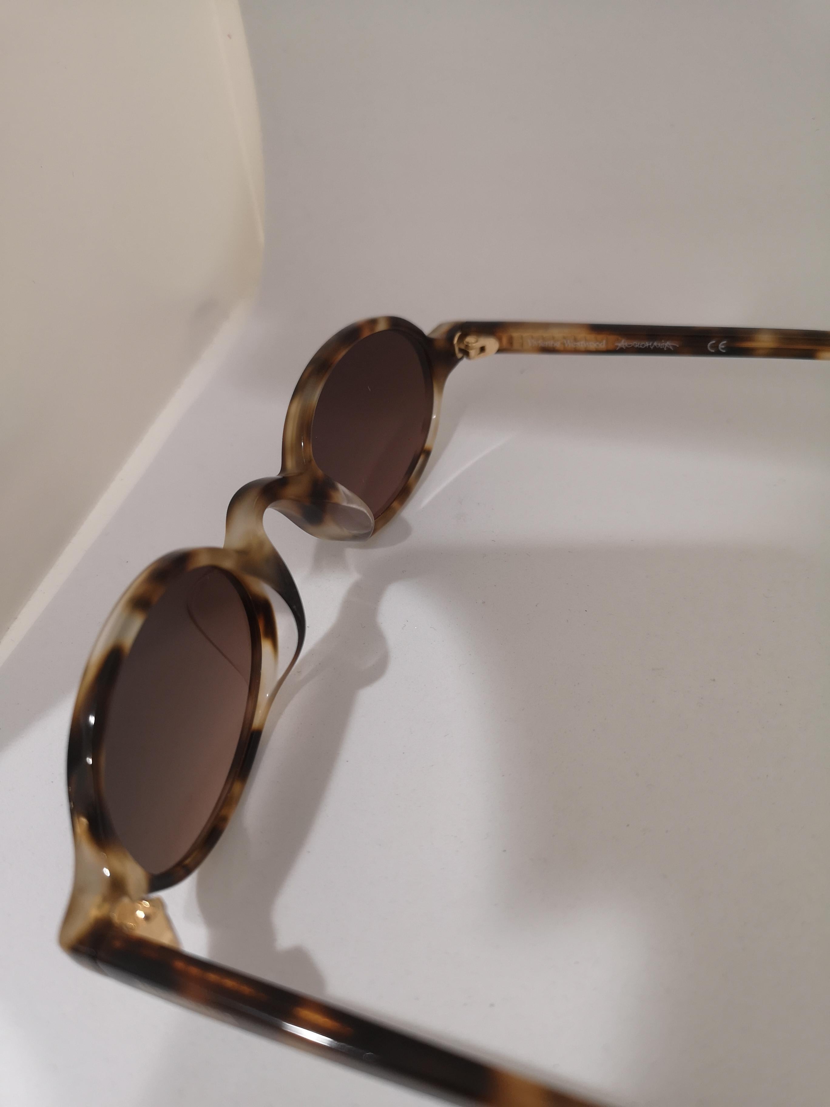 Vivienne Westwood Schildpatt-Sonnenbrille NWOT für Damen oder Herren