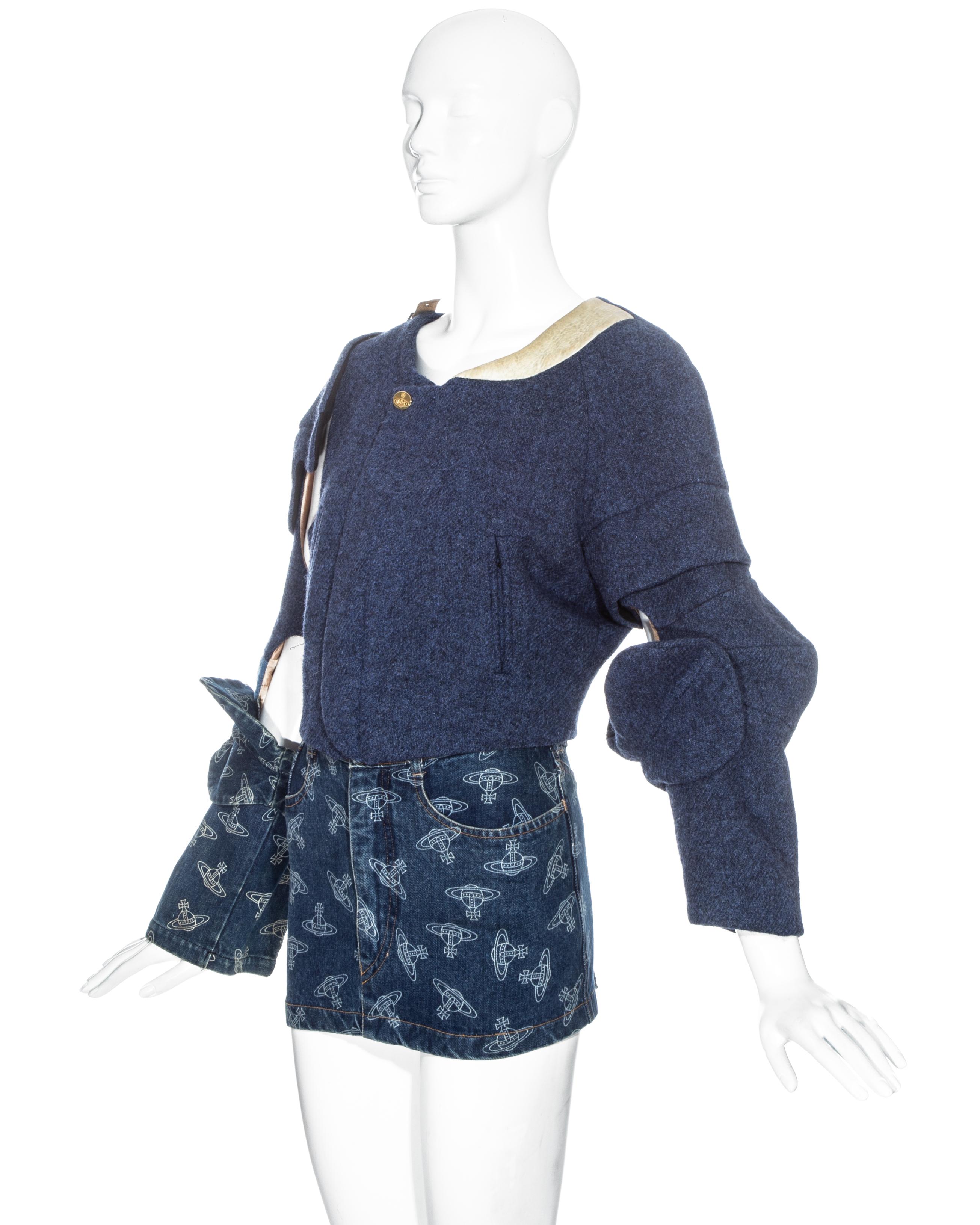 vivienne westwood denim skirt