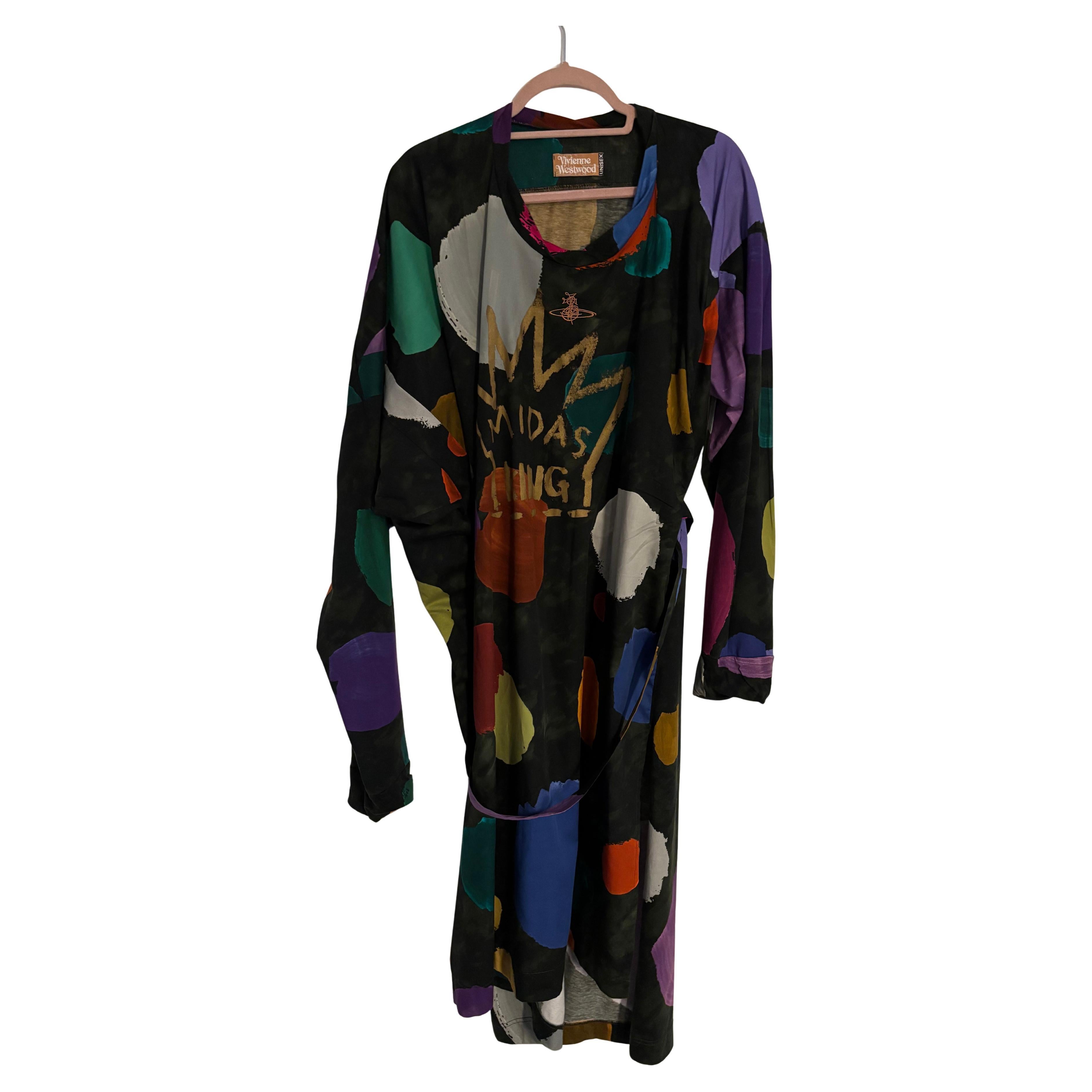 Vivienne Westwood Unisex "Midas King" Squiggle Dress - Size L/XL