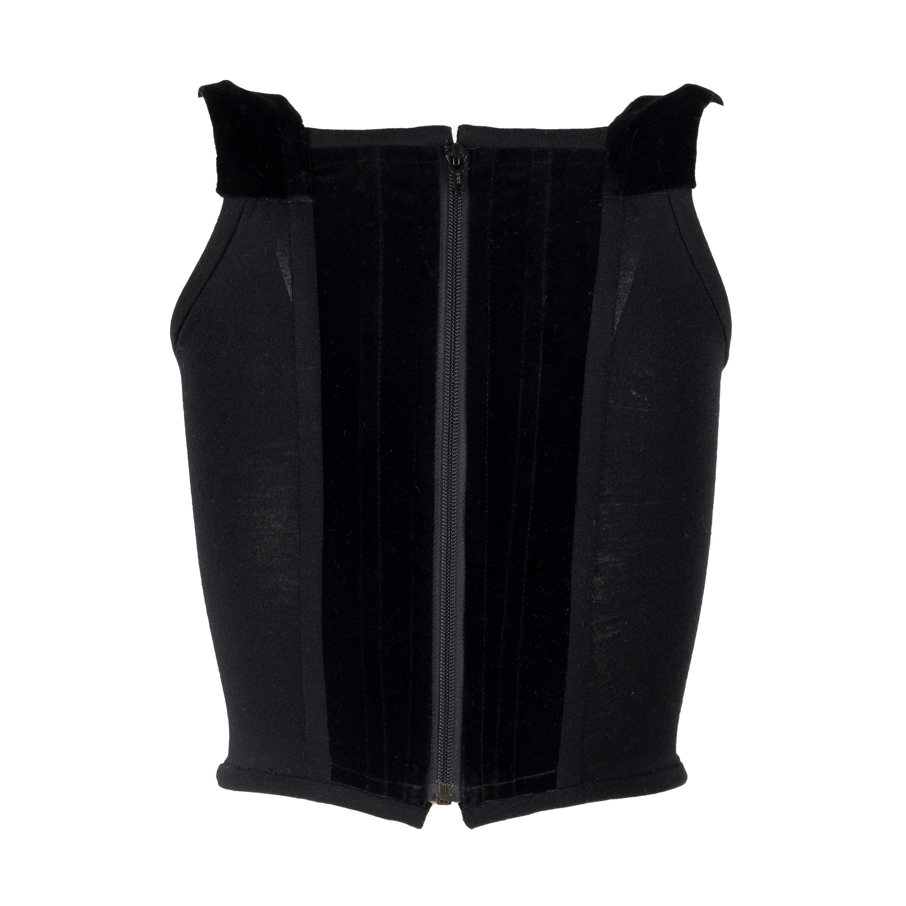 Black Vivienne Westwood Velvet Corset - '90s
